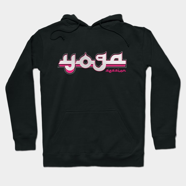 Beautiful Yoga Session Hoodie by CTShirts